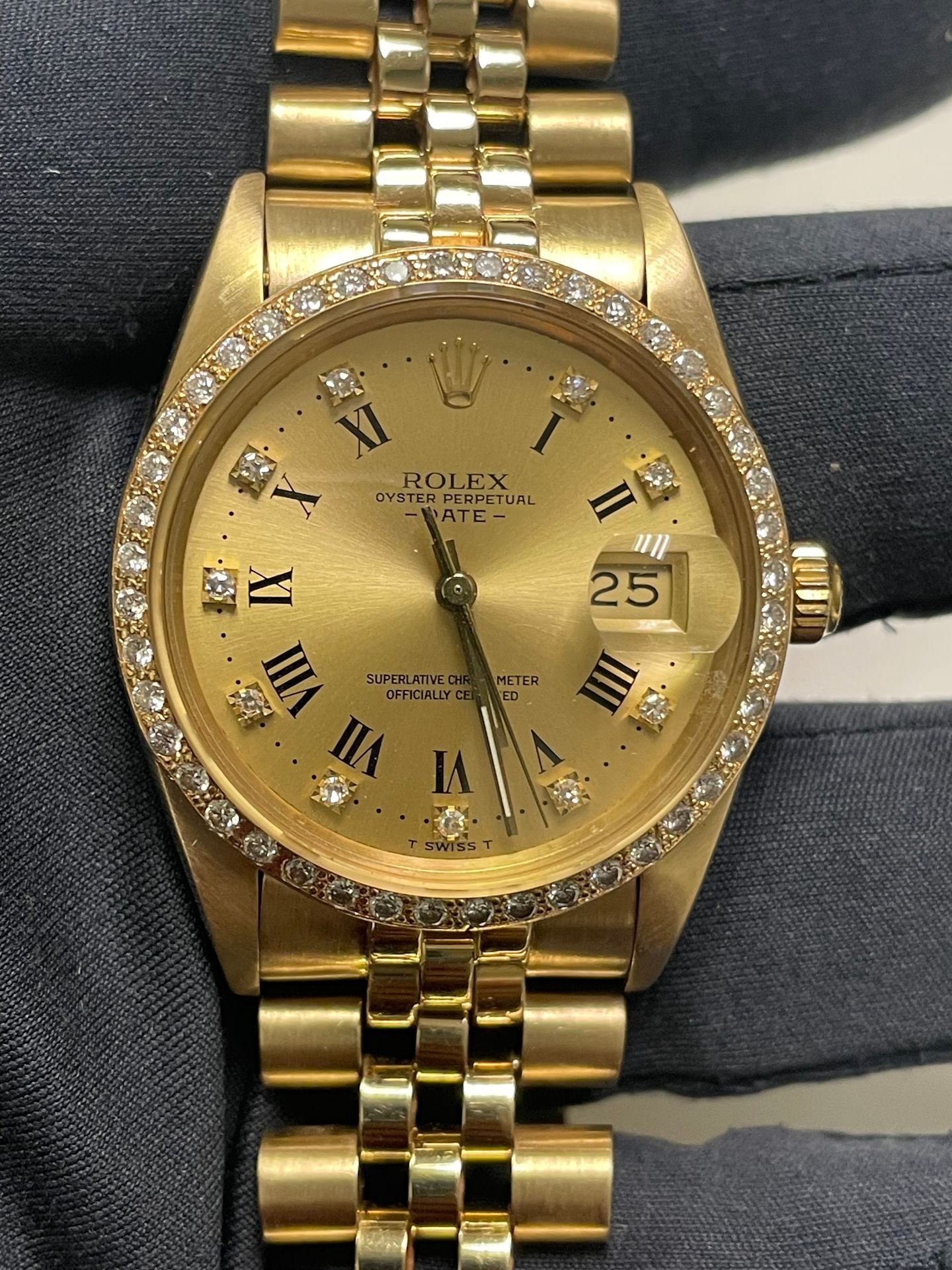 Rolex Datejust 34mm 14k YG