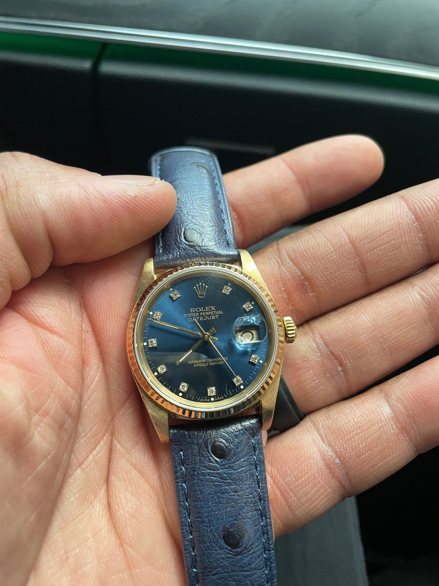 Rolex Datejust 18k YG